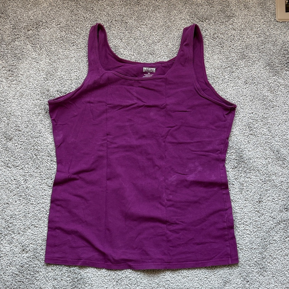 Duluth Trading Co Purple Women's Tank Top